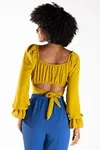 Cropped Dwz Com Manga Longa