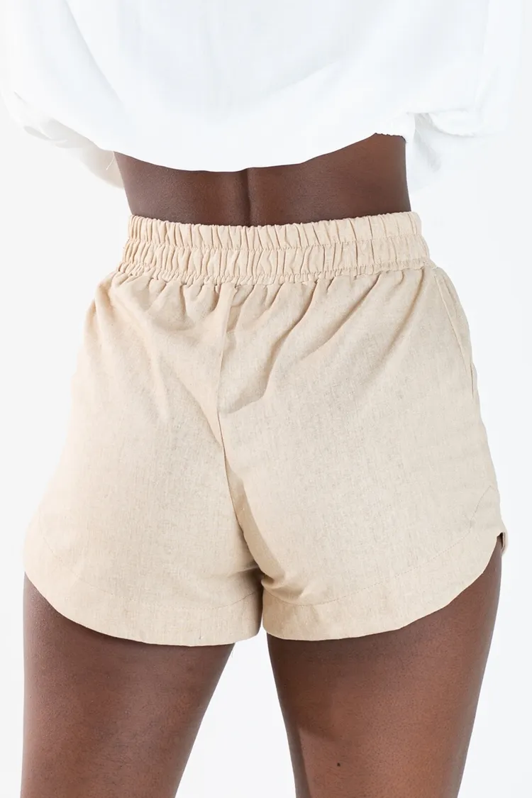 Short Dwz Linho Com Elastico - Short Dwz Linho Com Elastico - DWZ