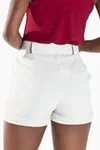Short Dwz Com Cinto De Linho
