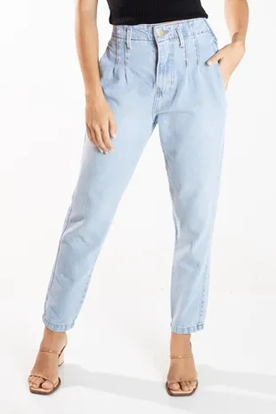 Calca Dwz Jeans Plissada