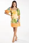 Vestido Dwz Curto Estampado Carol Mello