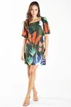 Vestido Dwz Curto Estampado Carol Mello