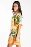 Vestido Dwz Curto Estampado Carol Mello