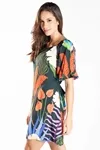 Vestido Dwz Curto Estampado Carol Mello