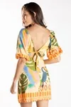 Vestido Dwz Curto Estampado Carol Mello