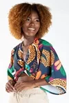 Cropped Dwz Estampado Com Manga