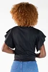 Blusa Dwz Canelada Com No Frontal