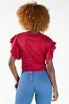 Blusa Dwz Canelada Com No Frontal