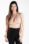Cropped Dwz Manga Longa Com Bojo