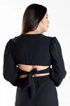 Cropped Dwz Manga Longa Com Bojo