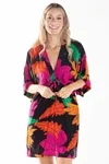 VESTIDO MORCEGO CORAL