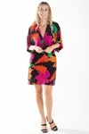 VESTIDO MORCEGO CORAL