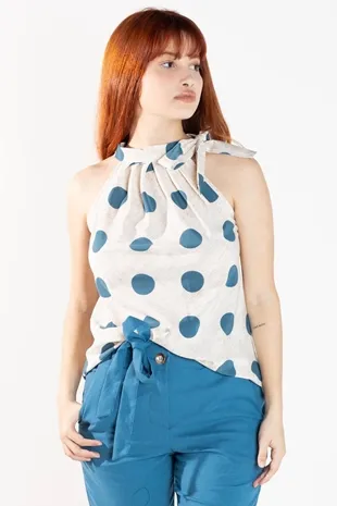 BLUSA DWZ ESTAMPADA AMARRACAO