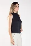 BLUSA DWZ GOLA ALTA COM LASTEX