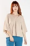 BLUSA DWZ MANGA MORCEGO LISA