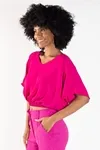 CROPPED DWZ LISO COM ELASTICO