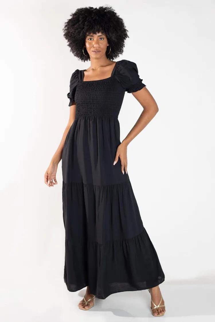 VESTIDO DWZ COM LASTEX LISO