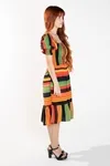 VESTIDO DWZ CURTO LASTEX ESTAMPADO