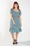 VESTIDO DWZ CURTO LISTRADO