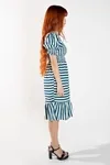 VESTIDO DWZ CURTO LISTRADO