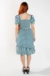 VESTIDO DWZ CURTO LISTRADO