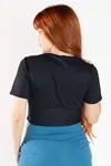 CROPPED DWZ CANELADO TRANSPASSADO LISA
