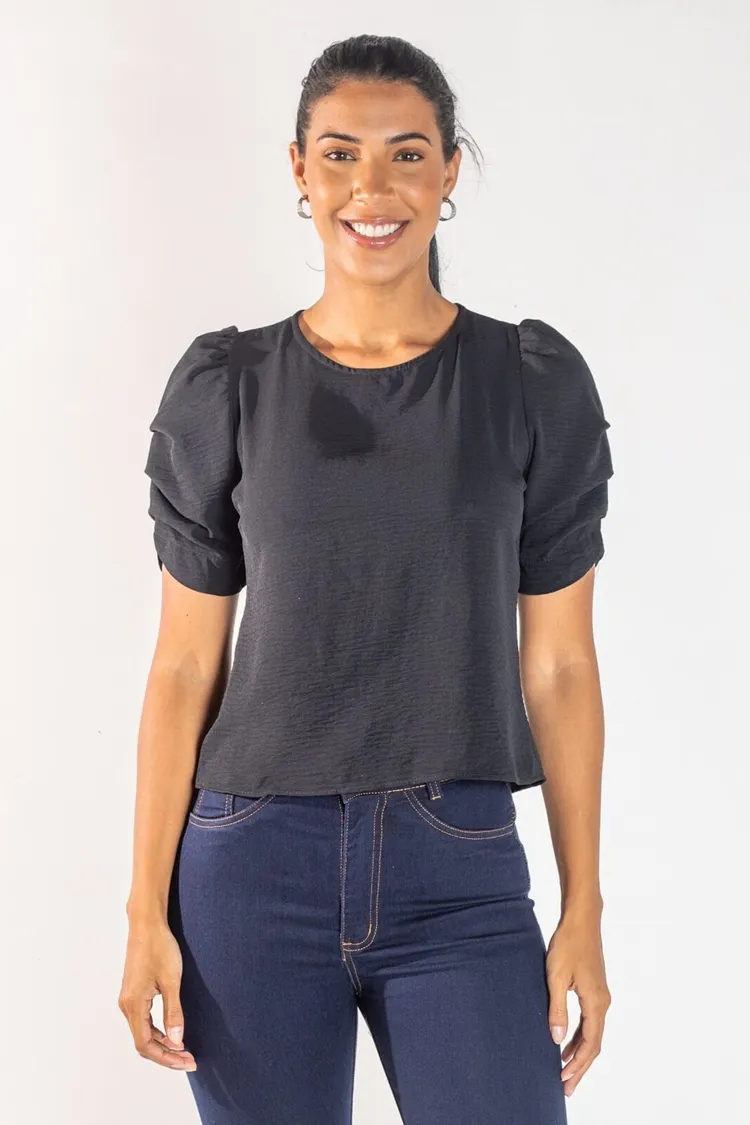 BLUSA DWZ MANGA BUFANTE