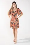 VESTIDO DWZ MANGA CURTA COM LASTEX