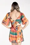 VESTIDO DWZ AMARRACAO ESTAMPADO