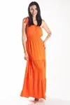 VESTIDO DWZ LONGO OMBRO A OMBRO