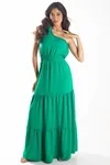 VESTIDO DWZ LONGO OMBRO A OMBRO