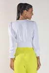 BLUSA DWZ MANGA LONGA TRASNPASSADA