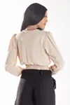 BLUSA DWZ MANGA LONGA TRASNPASSADA