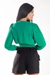 BLUSA DWZ MANGA LONGA TRASNPASSADA