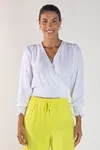BLUSA DWZ MANGA LONGA TRASNPASSADA
