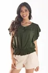 CROPPED DWZ MANGA BABADO LISO