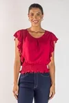 CROPPED DWZ MANGA BABADO LISO