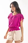 CROPPED DWZ MANGA BABADO LISO
