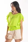 CROPPED DWZ MANGA BABADO LISO
