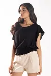 CROPPED DWZ MANGA BABADO LISO