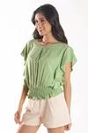 CROPPED DWZ MANGA BABADO LISO