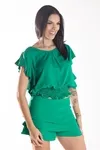CROPPED DWZ MANGA BABADO LISO