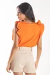 BLUSA DWZ MANGA BABADO