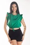 BLUSA DWZ MANGA BABADO