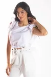 BLUSA DWZ MANGA BABADO