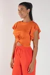 BLUSA DWZ NO FRONTAL CANELADA LISA