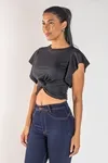 BLUSA DWZ NO FRONTAL CANELADA LISA