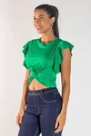 BLUSA DWZ NO FRONTAL CANELADA LISA