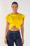 BLUSA DWZ NO FRONTAL CANELADA LISA