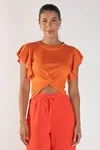 BLUSA DWZ NO FRONTAL CANELADA LISA